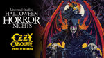 Ozzy Osbourne Prince of Darkness haunted house Halloween Horror Nights 2026 Universal Studios promotional image