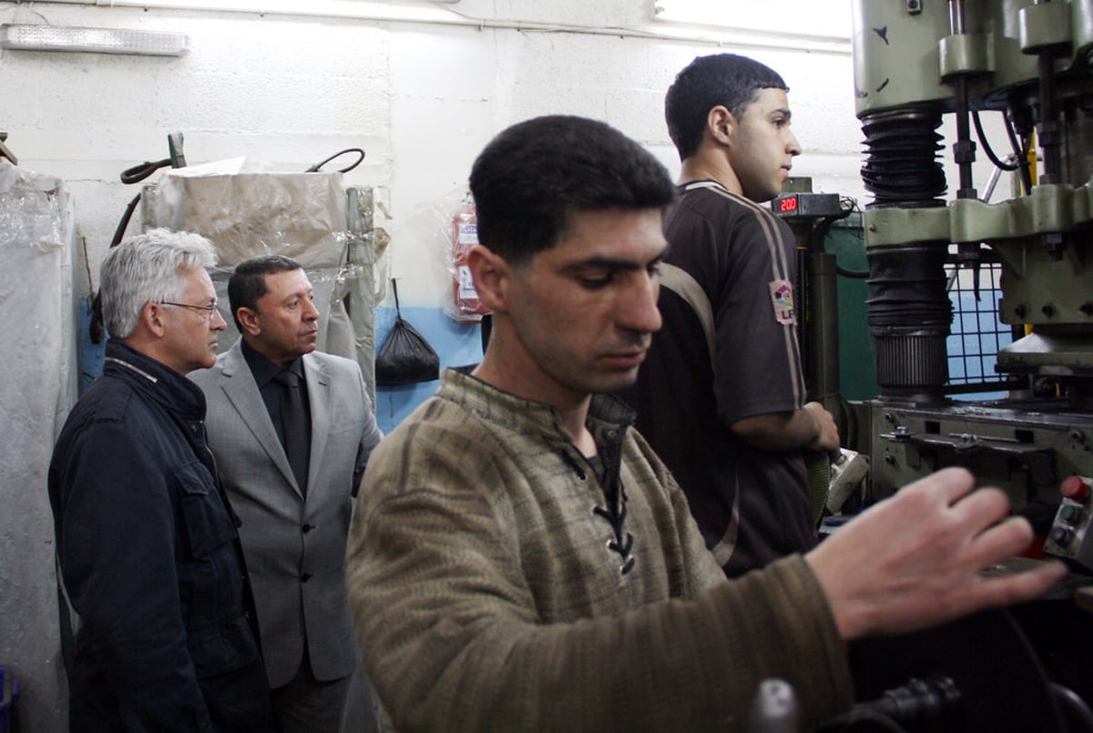 Palestinian businesspeople working in the West Bank economy