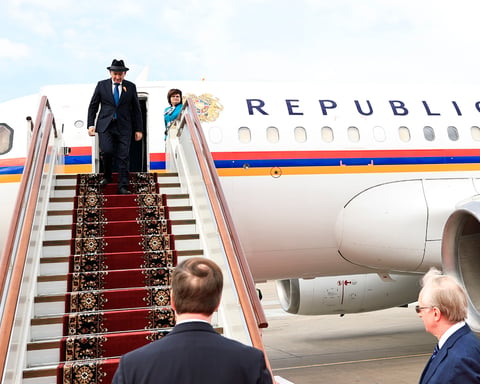 Armenian Prime Minister Nikol Pashinyan at diplomatic talks Russia 2026