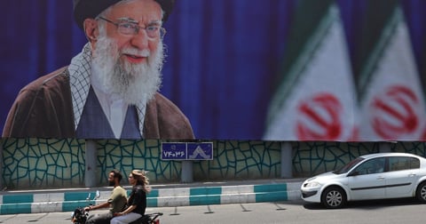 Iranian President Pezeshkian meets Russian envoy Medvedev during Khamenei funeral ceremonies in Tehran July 2026