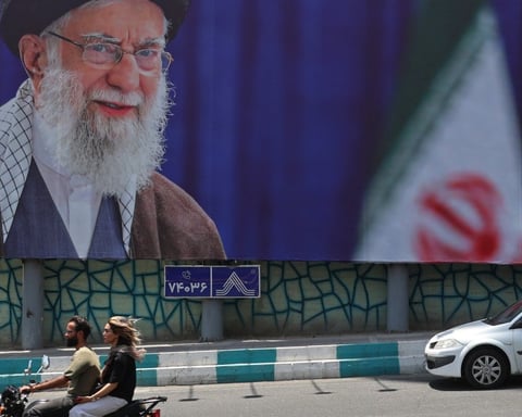Iranian President Pezeshkian meets Russian envoy Medvedev during Khamenei funeral ceremonies in Tehran July 2026