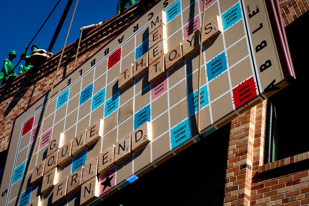 Pixar Place at Disney's Hollywood Studios showing the entrance to the animation studio's themed area