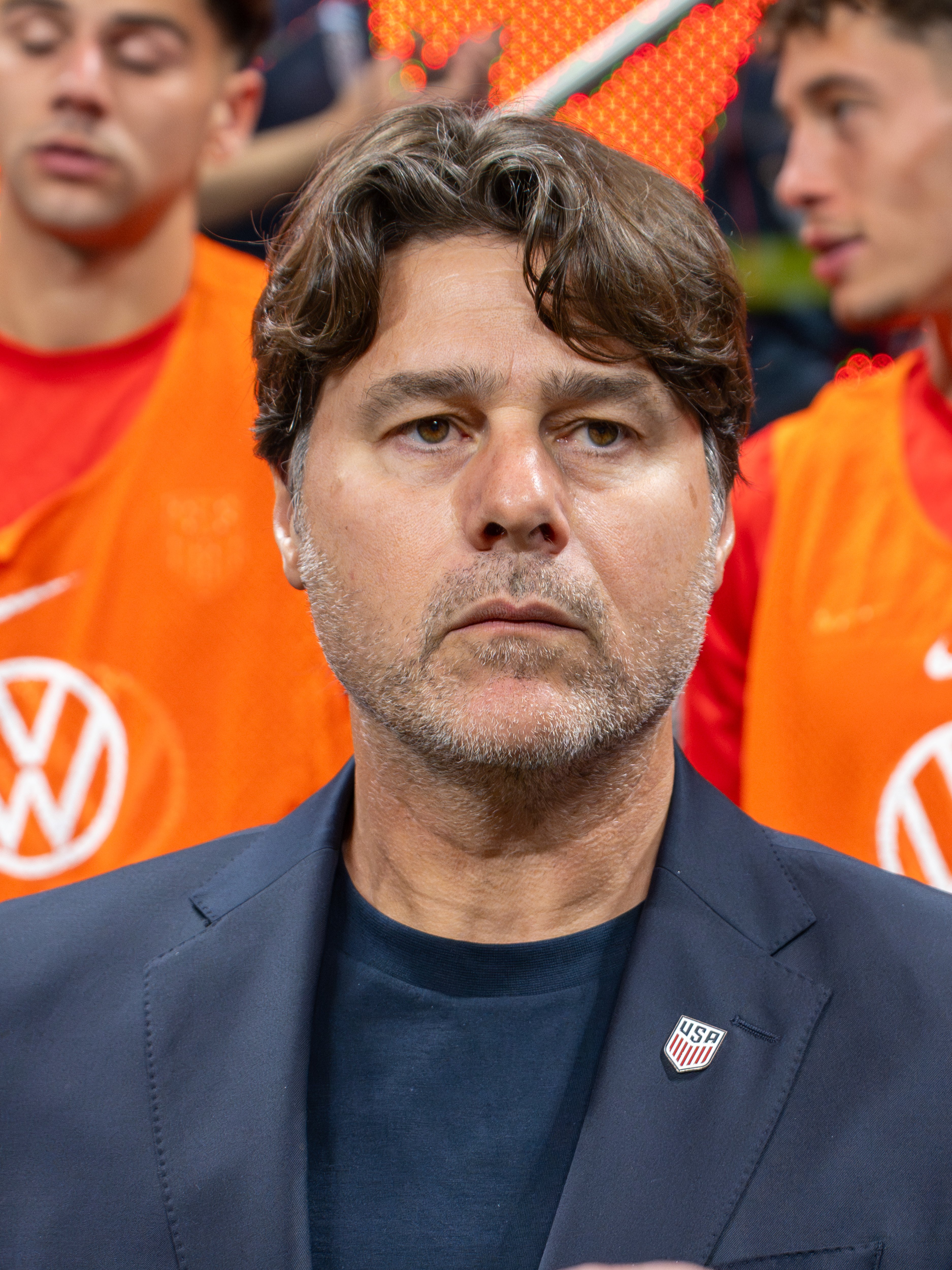 USMNT head coach Mauricio Pochettino during the March 28, 2026 friendly against Belgium