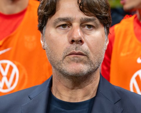 USMNT head coach Mauricio Pochettino during the March 28, 2026 friendly against Belgium