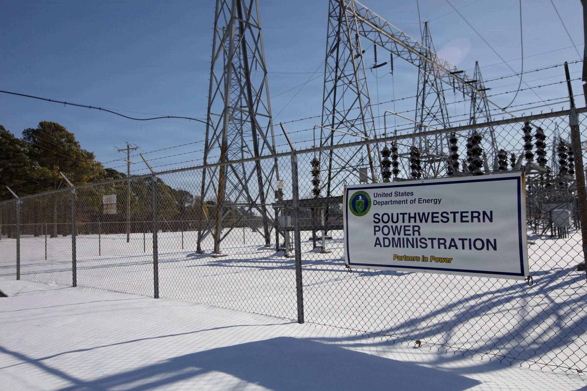 High-voltage power transmission infrastructure serving peak electricity demand