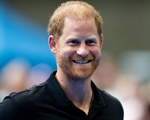 Prince Harry playing pickleball at Birmingham NEC for the 2027 Invictus Games one-year countdown