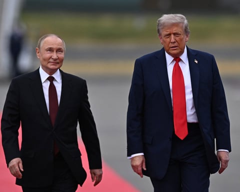 Vladimir Putin and Donald Trump Alaska summit August 2025