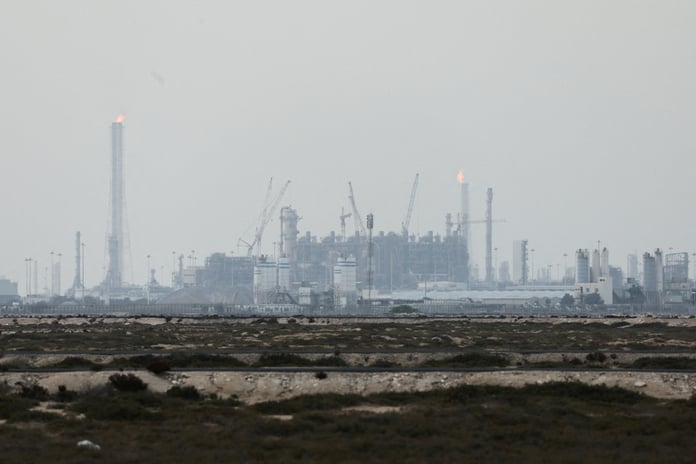 Ras Laffan Industrial City Qatar after Iranian missile strikes cut 17 percent of Qatar's LNG production capacity in March 2026