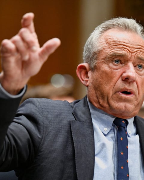 Health Secretary Robert F. Kennedy Jr. testifies at a congressional hearing on HHS policy including peptide deregulation in April 2026