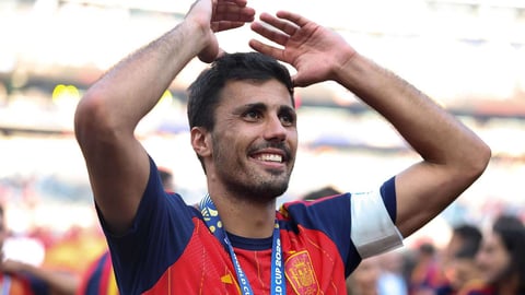 Rodri in action as Manchester City midfielder targeted by Real Madrid in summer 2026