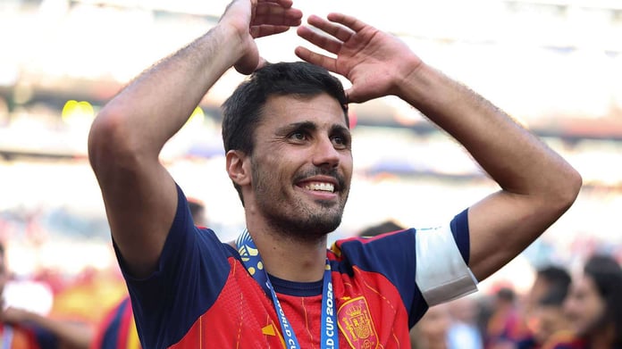 Rodri in action as Manchester City midfielder targeted by Real Madrid in summer 2026