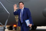 US Secretary of State Marco Rubio at GCC summit in Bahrain discussing Gulf states position on Iran deal