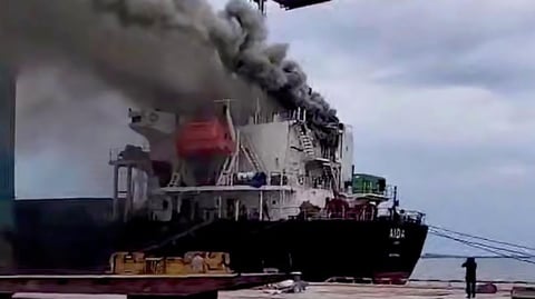 Aftermath of Russian strikes on Ukrainian ports and vessels in the Black Sea, July 2026