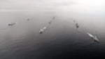 Russian and Chinese warships conduct joint naval exercises in the Sea of Japan during Naval Interaction 2026