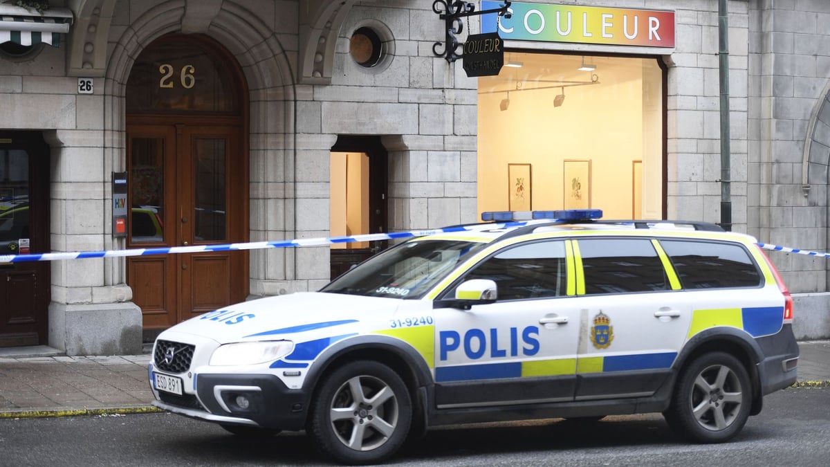 Russian Embassy building in Stockholm Sweden targeted by drone attacks July 2026
