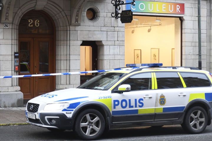 Russian Embassy building in Stockholm Sweden targeted by drone attacks July 2026