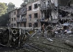 Smoke rises from a Russian ballistic missile strike in Ukraine as Russia's July 2026 bombardment campaign continues