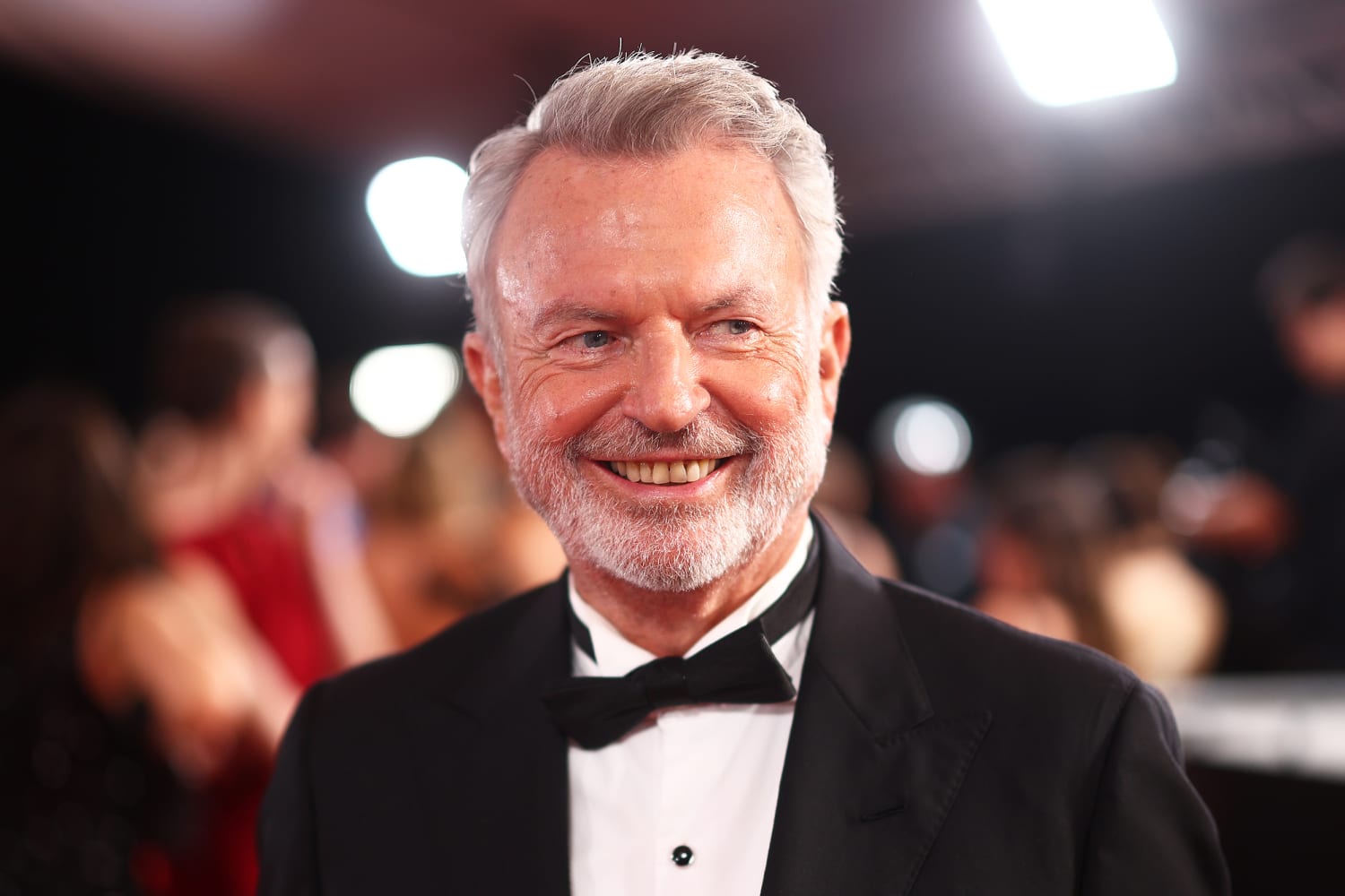 Sam Neill at the 2025 AACTA Awards in Gold Coast, Australia, months before his death