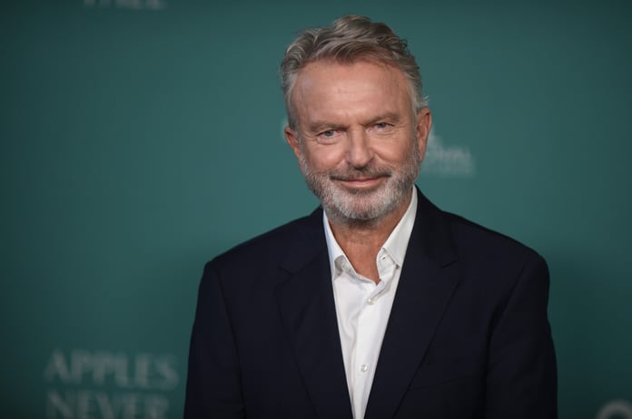 Sam Neill at the Apples Never Fall premiere in Los Angeles in March 2024