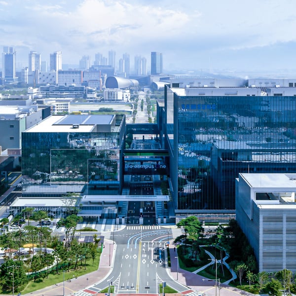 Samsung Biologics BioCampus manufacturing facility in South Korea