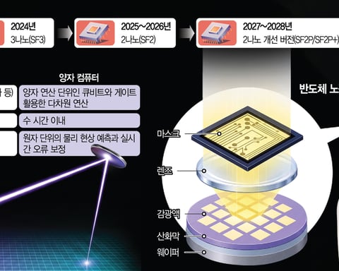 Samsung SDS quantum-classical hybrid computing system for 1nm chip photolithography simulation