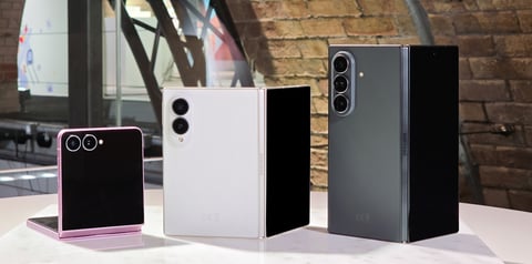 Samsung Galaxy Z Fold8 Ultra displayed at Galaxy Unpacked in London July 2026