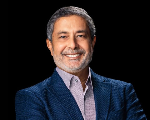Micron Chairman and CEO Sanjay Mehrotra, who attended the Hiroshima fab groundbreaking