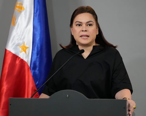 Philippine Vice President Sara Duterte February 2026 presidential bid announcement