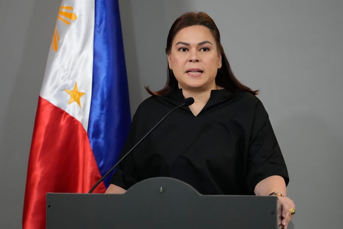 Philippine Vice President Sara Duterte February 2026 presidential bid announcement