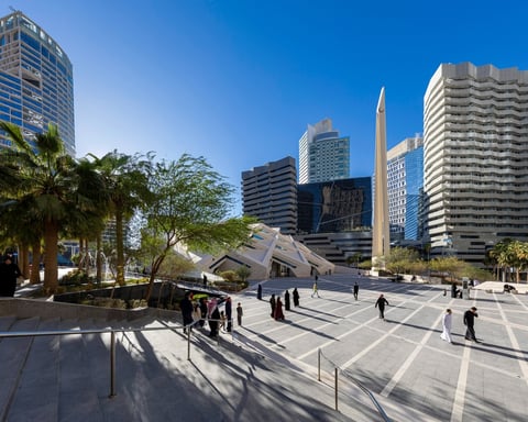 King Abdullah Financial District Riyadh reflecting Saudi Arabia's booming private markets attracting foreign investment