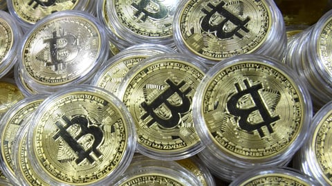 SBI Holdings cryptocurrency investment products on display in Japan