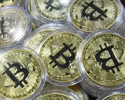 SBI Holdings cryptocurrency investment products on display in Japan