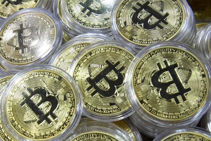 SBI Holdings cryptocurrency investment products on display in Japan