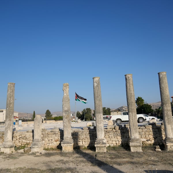 Ancient ruins at Sebastia in the occupied West Bank listed as UNESCO endangered heritage