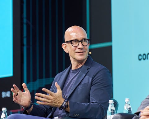 Securitize CEO Carlos Domingo at NYSE debut as company tokenizes $295 million in shares on Solana and Avalanche blockchains