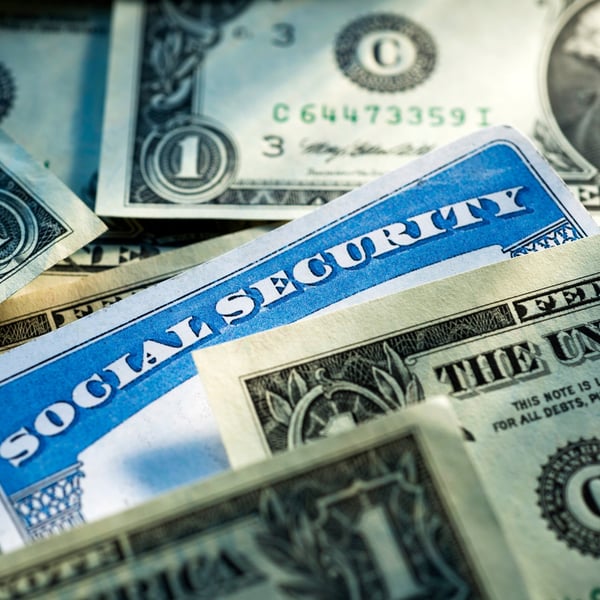 Social Security Administration office sign for SSI benefit recipients