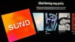 AI music generation interface representing Sony Music copyright lawsuit against Udio over 30000 songs