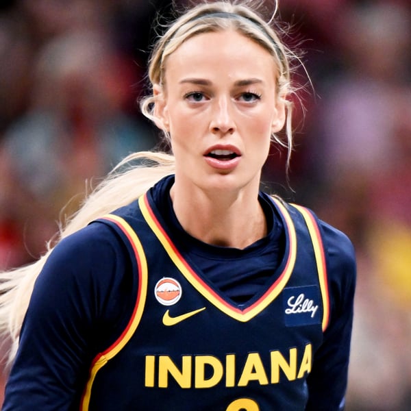 Sophie Cunningham Indiana Fever guard during WNBA game against Seattle Storm