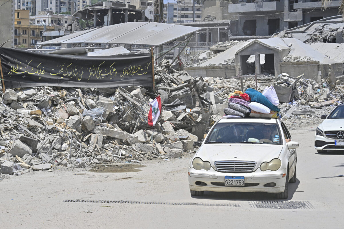 Destruction caused by Israeli air strikes in southern Lebanon June 2026
