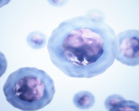 Illustration of a synthetic biological cell similar to SpudCell developed at University of Minnesota