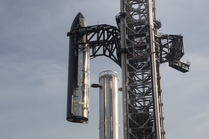 SpaceX Starship rocket on Launch Pad 2 at Starbase Texas before the Flight 13 launch on July 24 2026