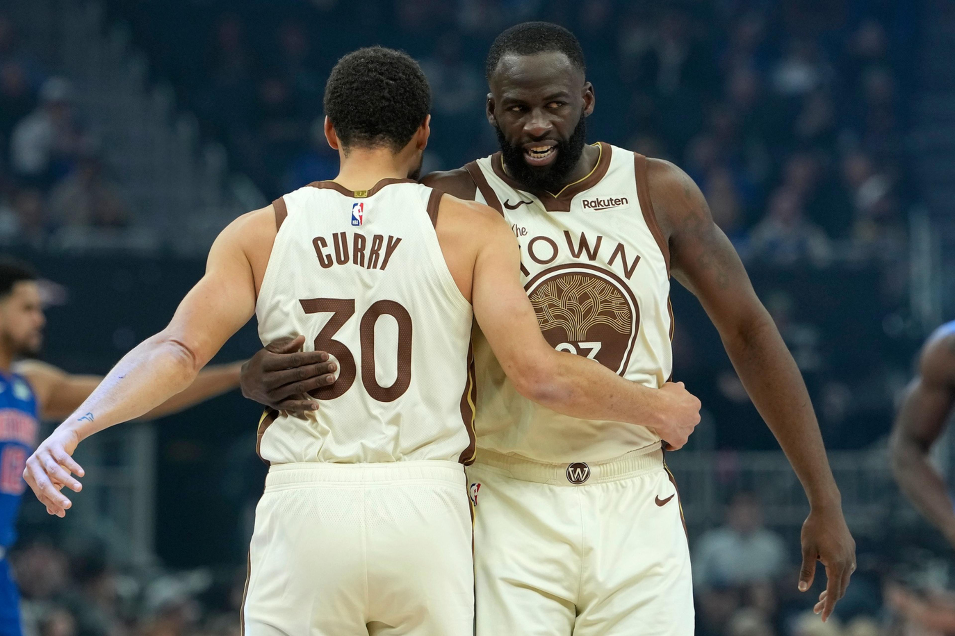 Stephen Curry and Draymond Green at Golden State Warriors training facility ahead of 2026 NBA free agency