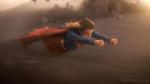Milly Alcock as Supergirl in the 2026 DC Studios film directed by Craig Gillespie