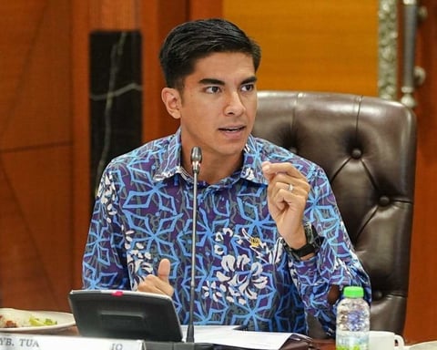 Syed Saddiq Abdul Rahman, Muda party founder and Muar MP, at the Palace of Justice in Putrajaya