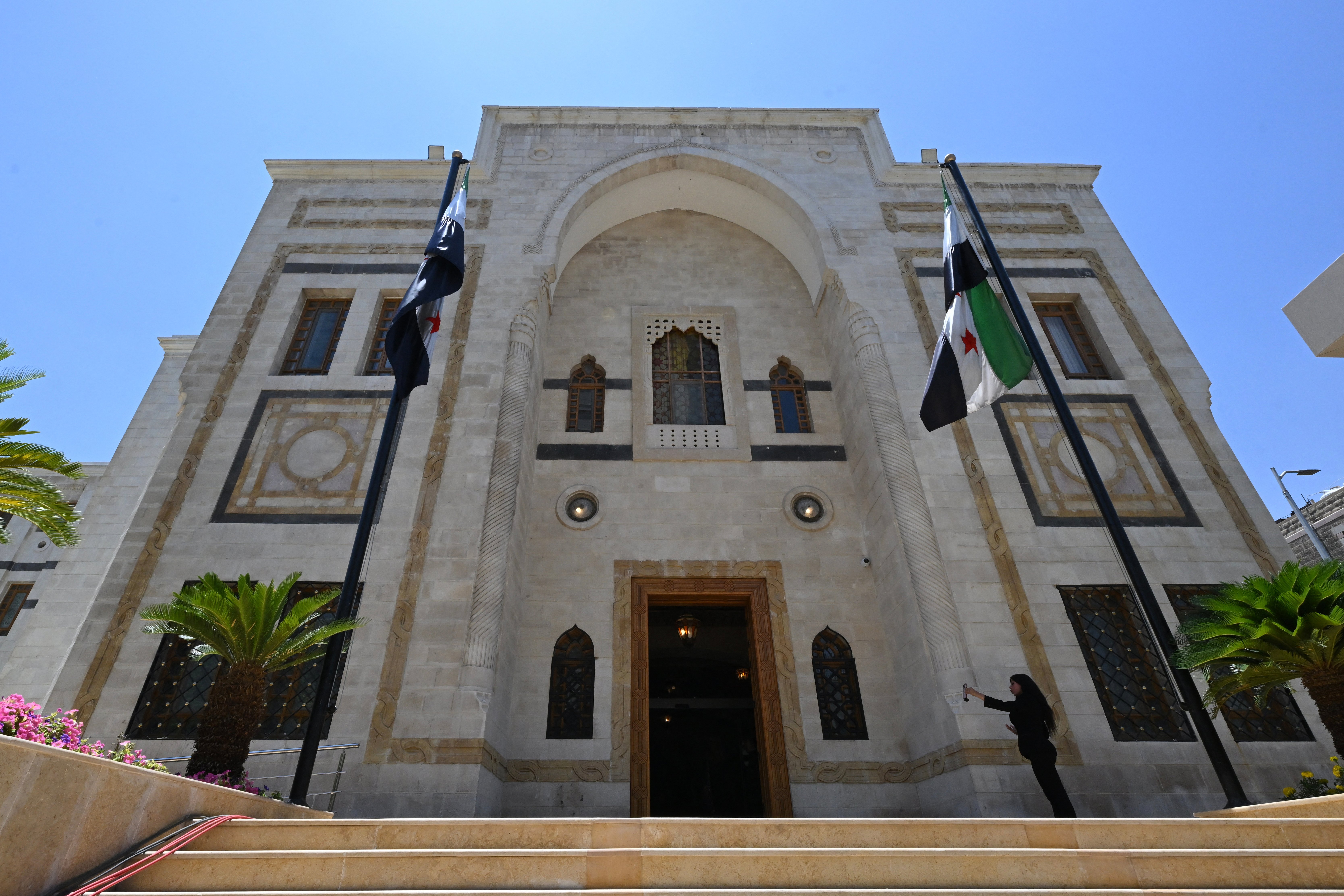 The Syrian People’s Assembly building in Damascus, photographed ahead of the inaugural legislative session in July 2026