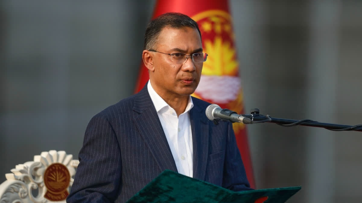 Tarique Rahman is sworn in as Prime Minister of Bangladesh, whose government issued arrest warrants for Sheikh Hasina now sheltered in India ahead of the BRICS summit