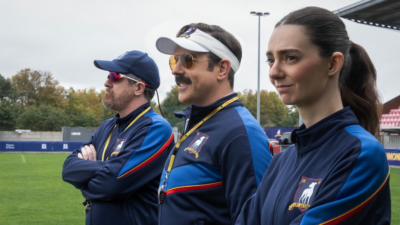 Ted Lasso Season 4 official production image from Apple TV+