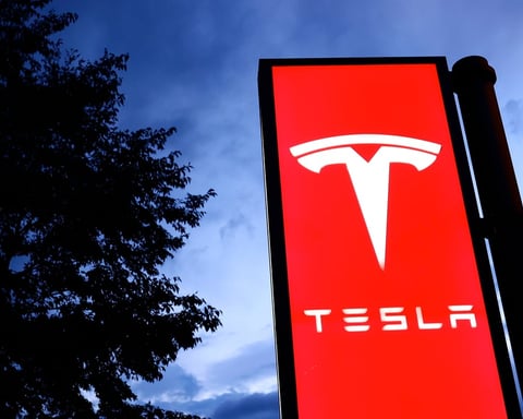 Tesla vehicles lined up at a delivery center as Q2 2026 hits record 480,126 deliveries