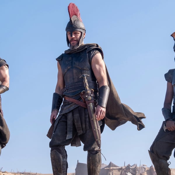 Matt Damon Himesh Patel and cast of The Odyssey Christopher Nolan Universal Pictures