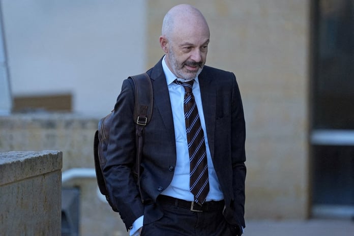 Tom Goldstein, SCOTUSblog co-founder and 44-time Supreme Court litigator, at his federal trial in Greenbelt Maryland